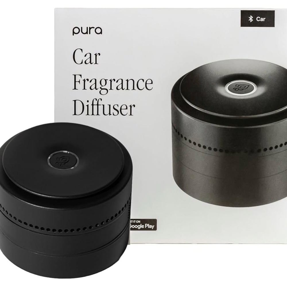 Pura Vida Black Car Fragrance Diffuser NIB champagne scent included